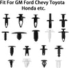 Auto Body Retainer Clips Plastic Fasteners Push Rivets Clips Set Tailgate Handle Rod Clip 19 MOST Popular Sizes Door Trim Panel Clips 460 PCS With 1 Plastic Fastener Remover For GM Ford Chevy Toyota