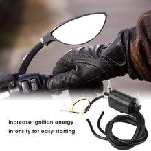Ignition Coil Dual Wire Output Ignition Coil with Spark Cap Ignition Coil Dual Wire Output Replace Ignition Accessory for Honda CB160 CB350 CB400 CB650 CB1000 KAWASAKI YFM350