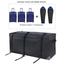 GUE Car Cargo Roof Bag, Waterproof Cargo Travel Luggage Bag Basket, Rack Carrier Travel Universal Strong Straps