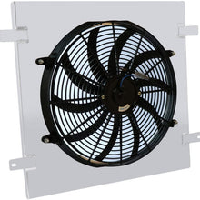 OzCoolingParts 07-15 Jeep Wrangler Radiator Shroud Fan, 3 Row Core Aluminum Radiator + 16" Fan w/Shroud Kits for 2007-2015 Jeep Wrangler JK 3.6 3.8 V6 Engine