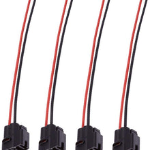 Zreneyfex 90980-11246 Ignition Coil Connector Pigtail Plug Harness for Toyota Lexus Mazda RX7 1JZ-GE 1JZJZ-GTE 2JZ-GE 2JZ-GTE 4pcs