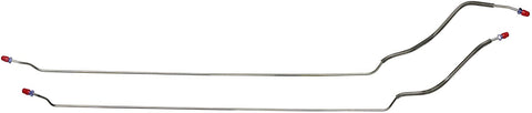 The Right Stuff Detailing ARA6804S '68 - '72 All Cars - Rear Axle Brake Lines - Stainless, 2 Pcs.