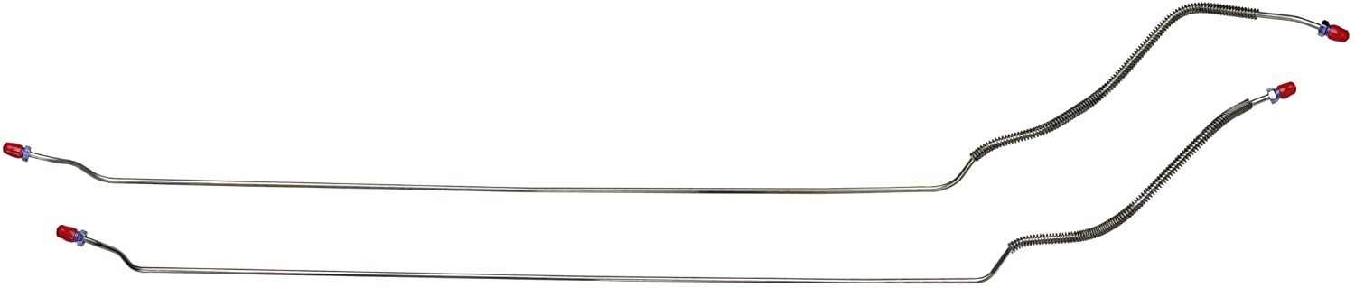 The Right Stuff Detailing ARA6804S '68 - '72 All Cars - Rear Axle Brake Lines - Stainless, 2 Pcs.