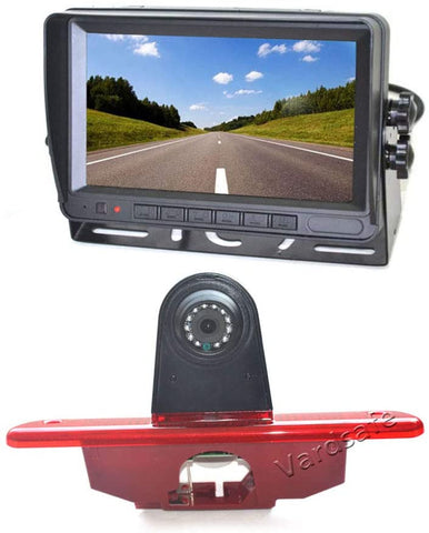 Vardsafe VS572M Brake Light Reverse Camera & 7 Inch Monitor for Citroen Jumpy/Peugeot Expert/Fiat Scudo/Toyota ProAce 2007-2016