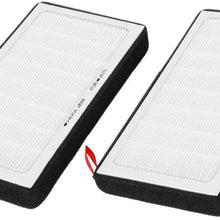 X AUTOHAUX 2 Pcs Car Cabin Air Filter Replacement with Activated Carbon for Tesla Model 3