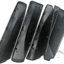 Fitfoyo 4Pcs Roof Rack Bar Rail End Shell Cap Cover Car Accessories Glossy Black for Toyota Highlander XU40 2008-2013
