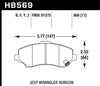 Hawk Performance HB569B.650 HPS 5.0 Disc Brake Pad