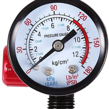 Universal BSP 1/4'' Spray Gun Air Regulator Auto with Pressure Gauge and Diaphragm Control, Air Adjusting Valve Regulator for Spray Guns and Pnuematic Tools