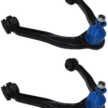 Detroit Axle - Front End Suspension Kit - 10-Year Warranty- Both (2) Front Upper Control Arm & Ball Joints for 1999 2000 2001 2002 2003 2004 2005 2006 Chevy Silverado GMC Sierra 1500 6-Lug Models