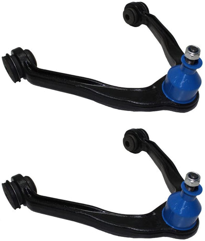 Detroit Axle - Front End Suspension Kit - 10-Year Warranty- Both (2) Front Upper Control Arm & Ball Joints for 1999 2000 2001 2002 2003 2004 2005 2006 Chevy Silverado GMC Sierra 1500 6-Lug Models