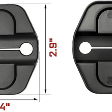 8 PCS Door Lock Cover for Jeep Wrangler JL JLU 2018-2019, 2020 Gladiator JT Door Lock Sticker ABS Cover