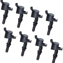 DRIVESTAR FD508 set of 8 Straight Boot Ignition Coils Pack for Ford F-150 Super Duty/Expedition/Explorer/Mustang,for Lincoln Mountaineer 4.6l 5.4l 6.8l V8 DG511 C1541