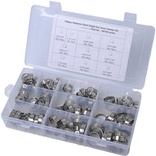 Gazechimp 100pcs Stainless Steel O-Clips Single Ear Hose Pipe Clamps 12.5mm-23.5mm