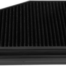 DNA Motoring AFPN-066-BK Drop In Panel Air Filter [For 12-15 Honda Civic 1.8L/Acura ILX 2.0L]