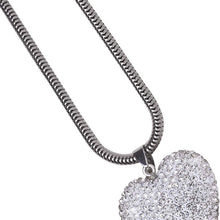 Clear Bling Car Rear View Mirror pendant White Crystal Heart-shaped Prism Hanging Car Home Decoration Suncatcher Car intertior Accessories for Women Car (Diamond Heart-shaped)