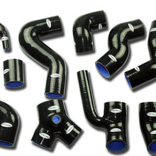 TT Racing Black Silicone Turbo Boost Hose Kit for Audi S4 B5 2.7L V6 Bi-Turbo 2xDOHC 97-02 TT1063BK