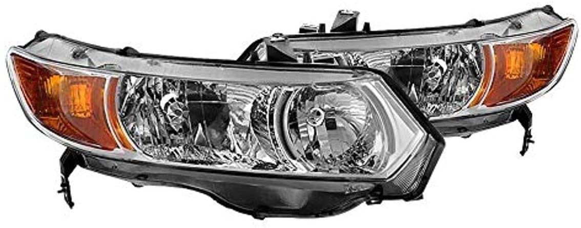 xTune Compatible with Honda Civic 06-11 2dr Coupe OEM Style Headlights - Chrome