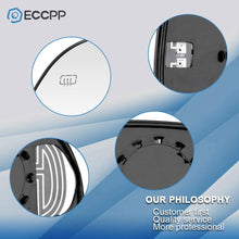 ECCPP Mirror Glass Power Heated Driver Side(LH) Replacement fit for Chevy Avalanche Suburban Silverado Tahoe GMC Sierra Hybrid Classic Yukon