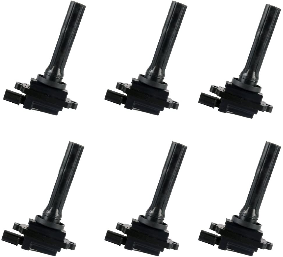 ENA Pack of 6 Ignition Coil Compatible with 1999-2005 Chevrolet Suzuki - Grand Vitara Tracker Vitara XL-7 2.5L 2.7L V6 88921380 91175339