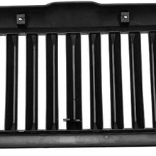 DNA MOTORING GRF-023-BK Front Bumper Grille Guard, Black