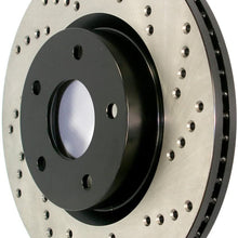 StopTech 128.42077L Rear Left Sport Cross Drilled Brake Rotor