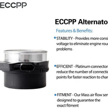 ECCPP Mass Air Flow Sensor Meter Hot Wire Sensor AFM MAF for Cadillac Escalade Chevrolet Avalanche Silverado Suburban Tahoe Gmc Sierra Yukon Denali XL 2002 2003 2004 2005 2006