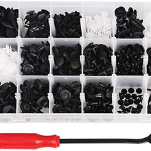 ANTS PART 415 PCS Car Retainer Clips & Plastic Fasteners Kit-18 Most Popular Sizes Auto Push Pin Rivets Set -Door Trim Panel Clips for GM Ford Toyota Honda Chrysler