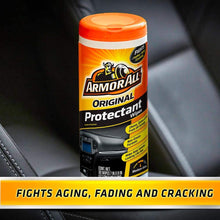 Armor All Car Interior Cleaner Protectant Wipes - Cleaning for Cars & Truck & Motorcycle, 30 Count (Pack of 2), 18779