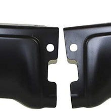 REAR BUMPER END BLACK SET=LH & RH WITH SENSOR HOLES FO1102373
