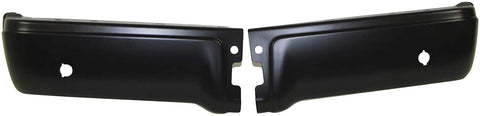 REAR BUMPER END BLACK SET=LH & RH WITH SENSOR HOLES FO1102373