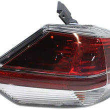 For Nissan Rogue Tail Light Assembly Outer 2014 2015 2016 Driver Side For NI2804102 | 26555-4BA0A
