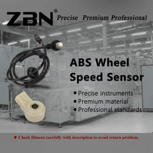 ZBN ABS Wheel Speed Sensor Rear 8D0927807C 970-768 Fits A4 Quattro Cabriolet SS20038 5S10455 SU11908 ALS1415 084-4076 0986594005