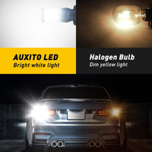 AUXITO 912 921 LED Backup Light Bulbs High Power 2835 15-SMD Chipsets Error Free T15 906 W16W for Back Up Lights Reverse Lights, 6000K White (Upgraded, Pack of 2)