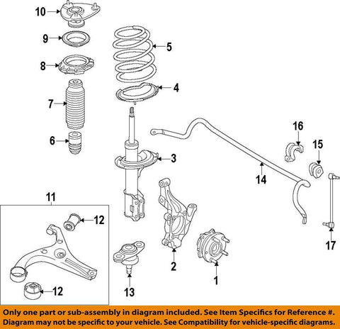 HYUNDAI OEM 16-17 Tucson Stabilizer Sway Bar-Front-Bushings 54813D3000