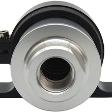 HiSport 58mm Universal High Flow 60 Micron Aluminum Inline Filter Fuel-Petrol Filter+Bracket for AN6/8/10 Fittings Adapters