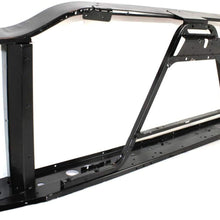 Radiator Support Compatible with Chevrolet Silverado Pickup 1999-2002 Assembly Black Steel