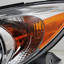 For Toyota Camry LE SE XLE Chrome Clear Headlights Front Lamps Replacement Left + Right Pair set