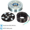 AUTEX A/C Compressor Clutch Coil Assembly Kit Replacement for Civic 1.7L 2002 2003 2004 2005 Air Conditioning Repair Kit Plate Pulley Bearing Coil