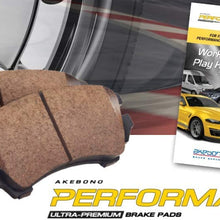Akebono Performance ASP1118 Akebono Performance Ultra Premium Ceramic Disc Brake Pad Kit