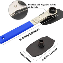 IRmm Brake Caliper Press Tool, Car Ratcheting Brake Caliper Piston Spreader Press Tool with Brake Cliper Hanger (Blue)