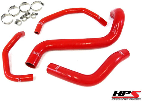 HPS 57-1426-RED-1 Red Silicone Radiator Coolant/Heater Hose Kit