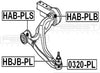 FEBEST HAB-PLB Control Arm Bushing