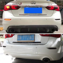 GTINTHEBOX 3D Optic LED Rear Bumper Reflector Brake Tail Lights w/Sequential Turn Signal Lamps, Strobe Brake Lighting Kit For Infiniti Q50 QX56 QX60 QX80 Nissan Pathfinder Rogue, etc