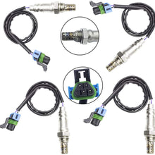 Sangyue Oxygen O2 02 Sensor 1 & 2 for 2010 2011 2012 2013 2014 Chevrolet chevy Equinox GMC Terrain Buick Lacrosse Cadillac SRX 3.0L 3.6L Upstream + Downstream 4PCS