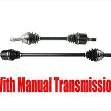 Front Axles for Hyundai Tiburon 03-08 2.0L with MANUAL TRANSMISSION ONLY!!!
