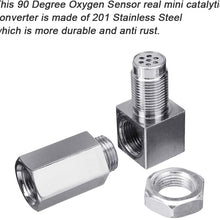 Oxygen O2 Sensor M18X1.5 Mini Converter 201 Stainless Steel