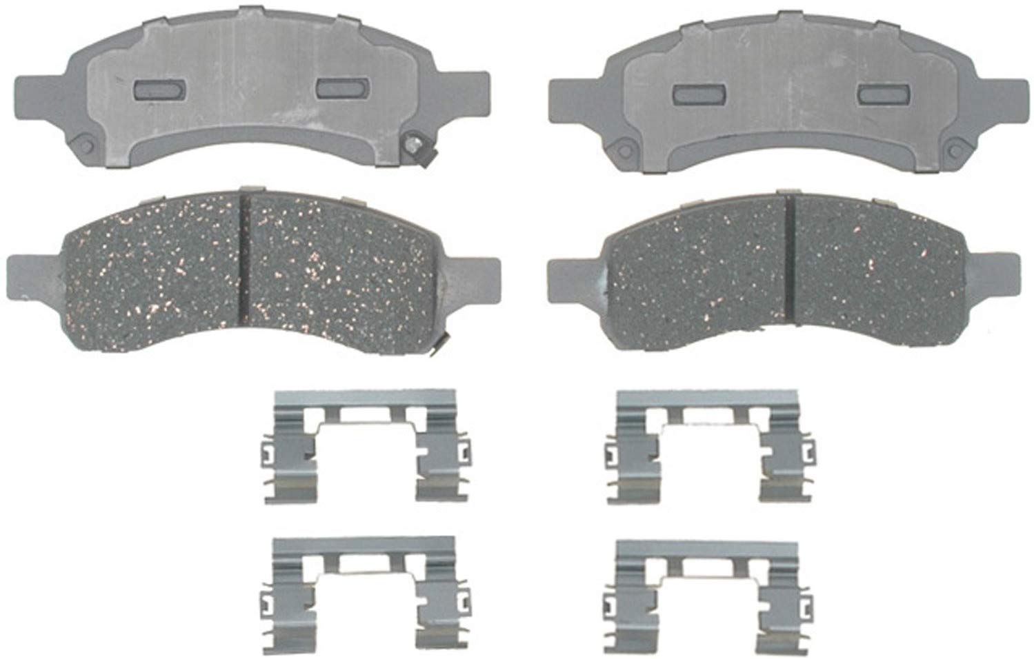 ACDelco 14D1169CH Advantage Ceramic Front Disc Brake Pad Set with Hardware