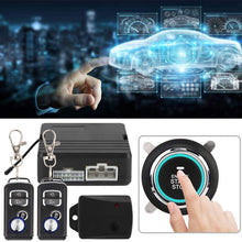 Senyar 12V Car Ignition Switch Engine Push Start Button Car Vibration Alarm System Ignition Push&Remote Control Kit Universa