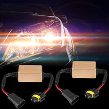 Hlyjoon Car Error Free Decoder 2pcs C16 H8 H9 H11 LED Canbus Headlight Decoder Device Anti-Flicker Resistors Error Canceller Car Vehicles LED Headlight Decoder