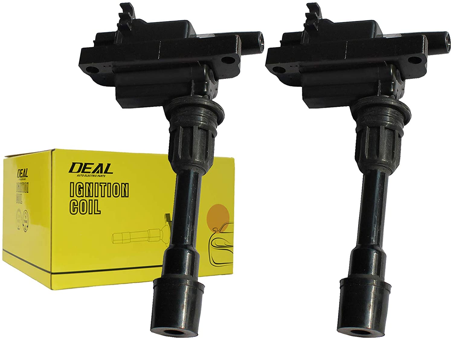 DEAL Set of 2 New Ignition Coil Plug Pack For 01-03 Mazda Protege 02-03 Mazda Protege5 L4 2.0L UF407 (2pcs)